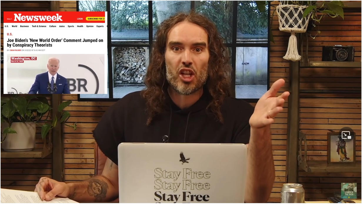 Russell Brand, UK - Why the New World Order Wants Programmable Currency by Dr Joseph Mercola April 13, 2022