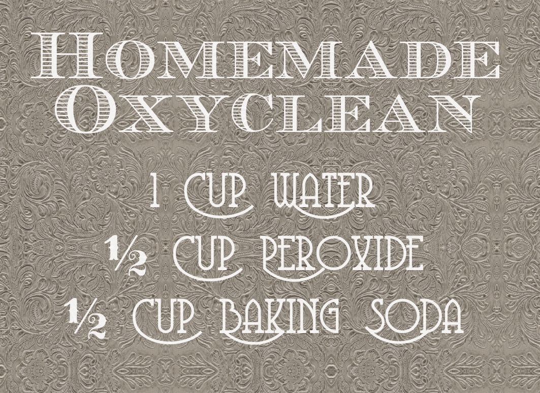 Homemade OxyClean